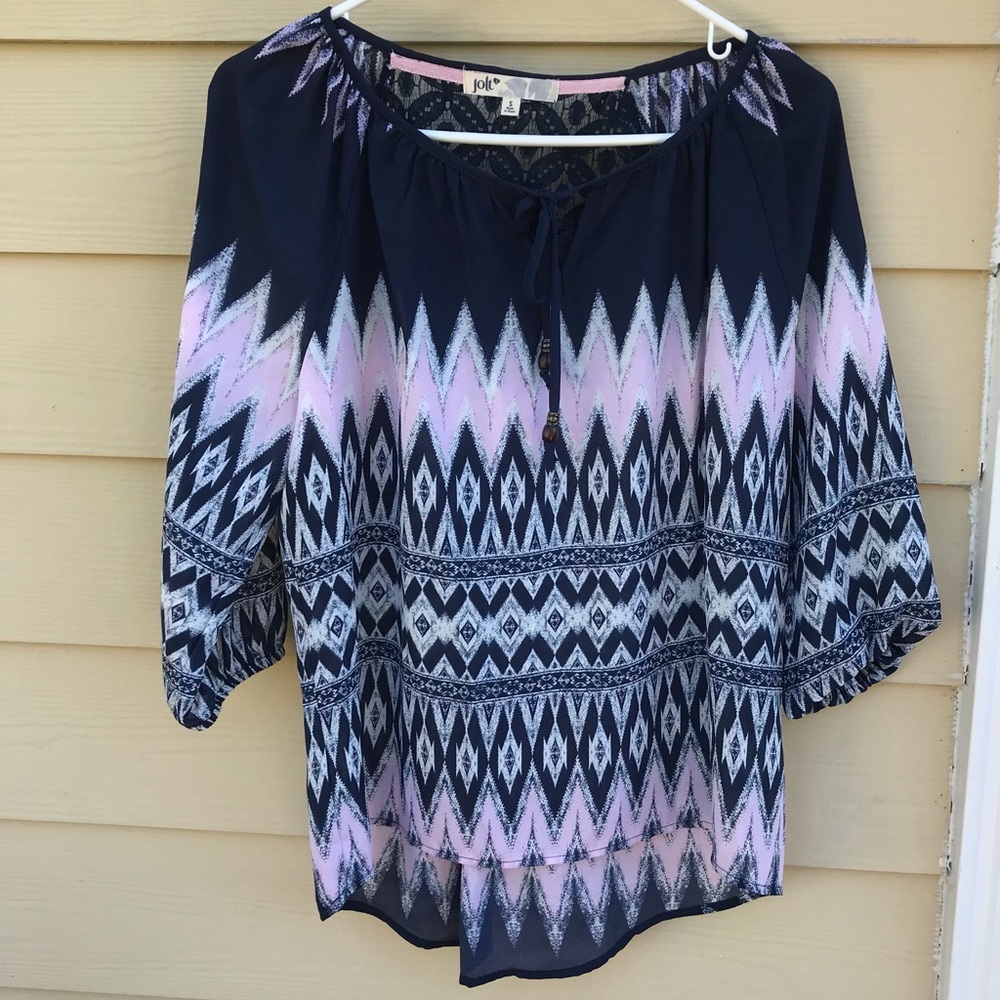 Jolt women’s top 3/4 sleeve sz S
